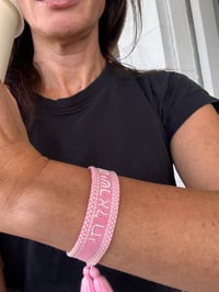 Image 7 of Am Yisrael Chai pink bracelet OSFA - student pricing