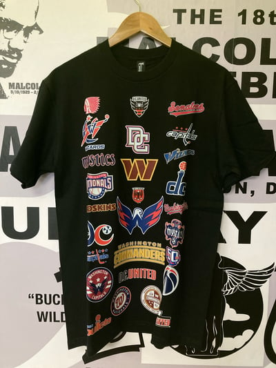 Image of MITCHCRAFT "DC SPORT TEAMS" Black T-shirt