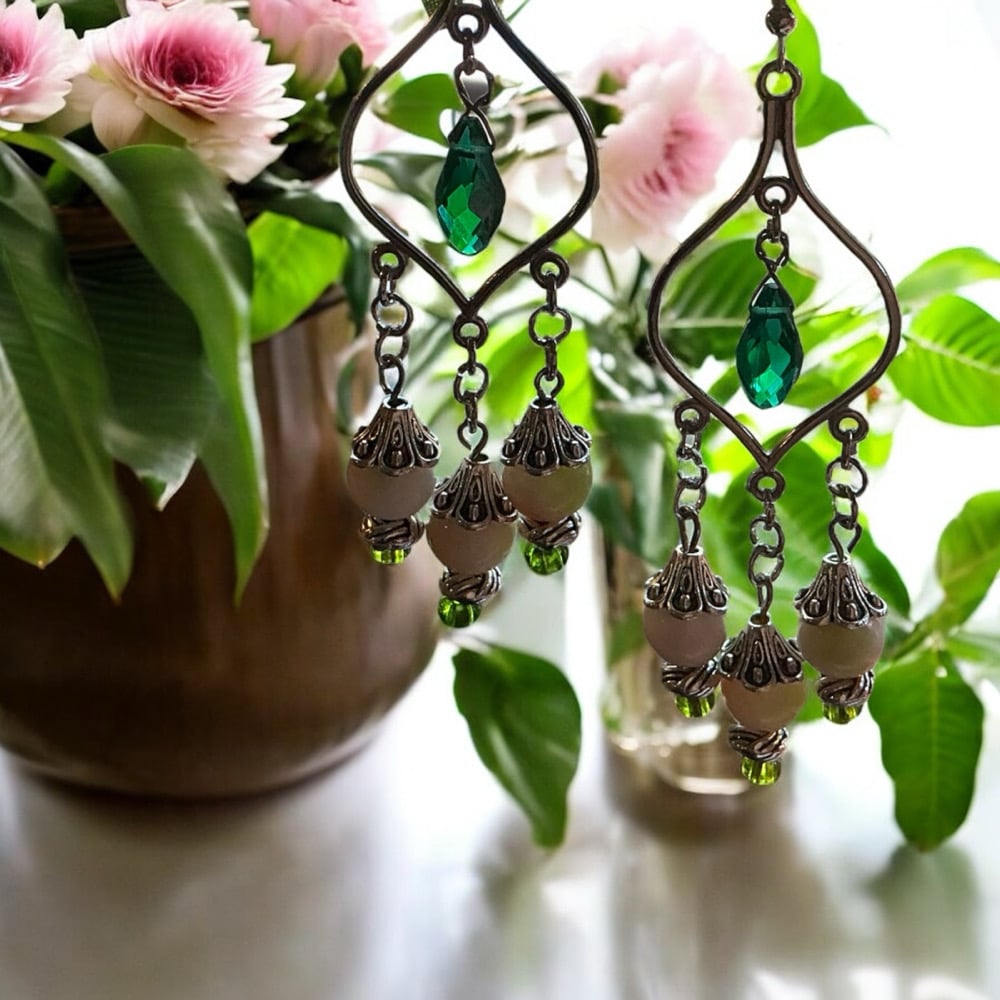 Image of Silver Dangle Earrings