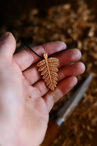 Image 2 of Fern Leaf Pendant ~