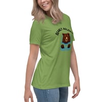 Image 10 of Women's Relaxed T-Shirt, Bearly Afloat T-Shirt | Funny Bear Pun Outdoor Graphic Tee