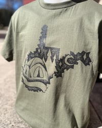 Image 2 of Fatigue Green “West Virginia Campground” Tee