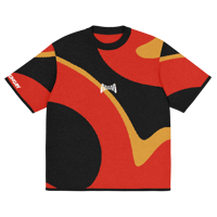 Image 4 of Life - Red/Gold - Knitted Shirt