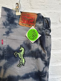 Image 2 of Krusty's Kustoms Thunder Dyed Jeans