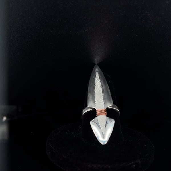 Image of Silver dagger ring 