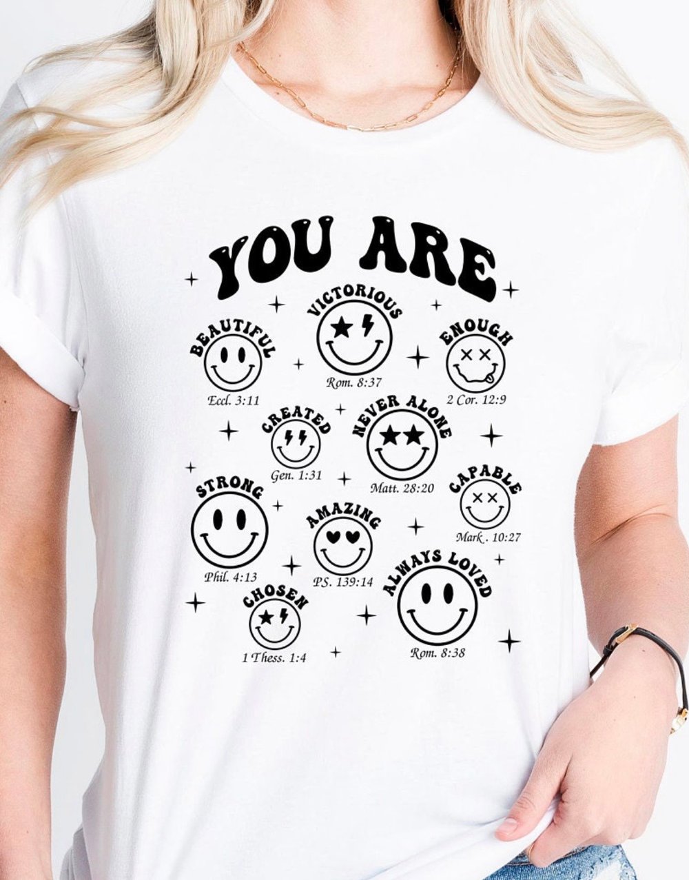 Image of You are bible verse unisex tshirt