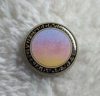 Image 1 of Dark Magical Circle Mini Pinback Button - 1 Inch
