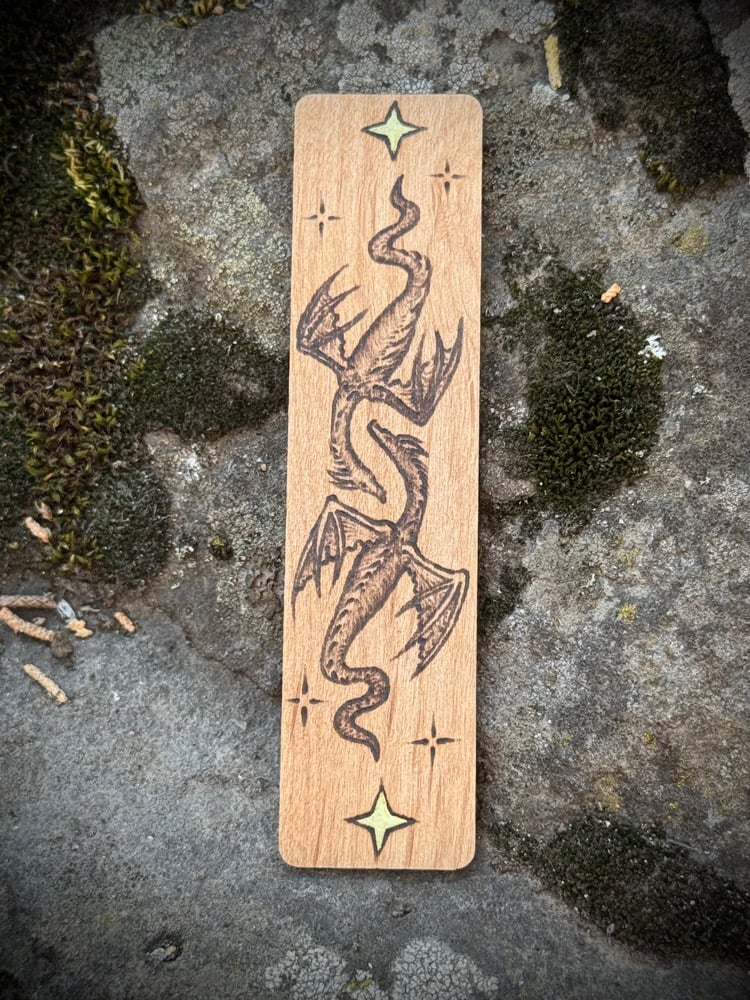 The Twin Dragons - Gilded Guardian Bookmark  Image 3