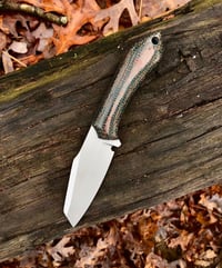 Image 1 of Moraine-M Green/Brown Burlap