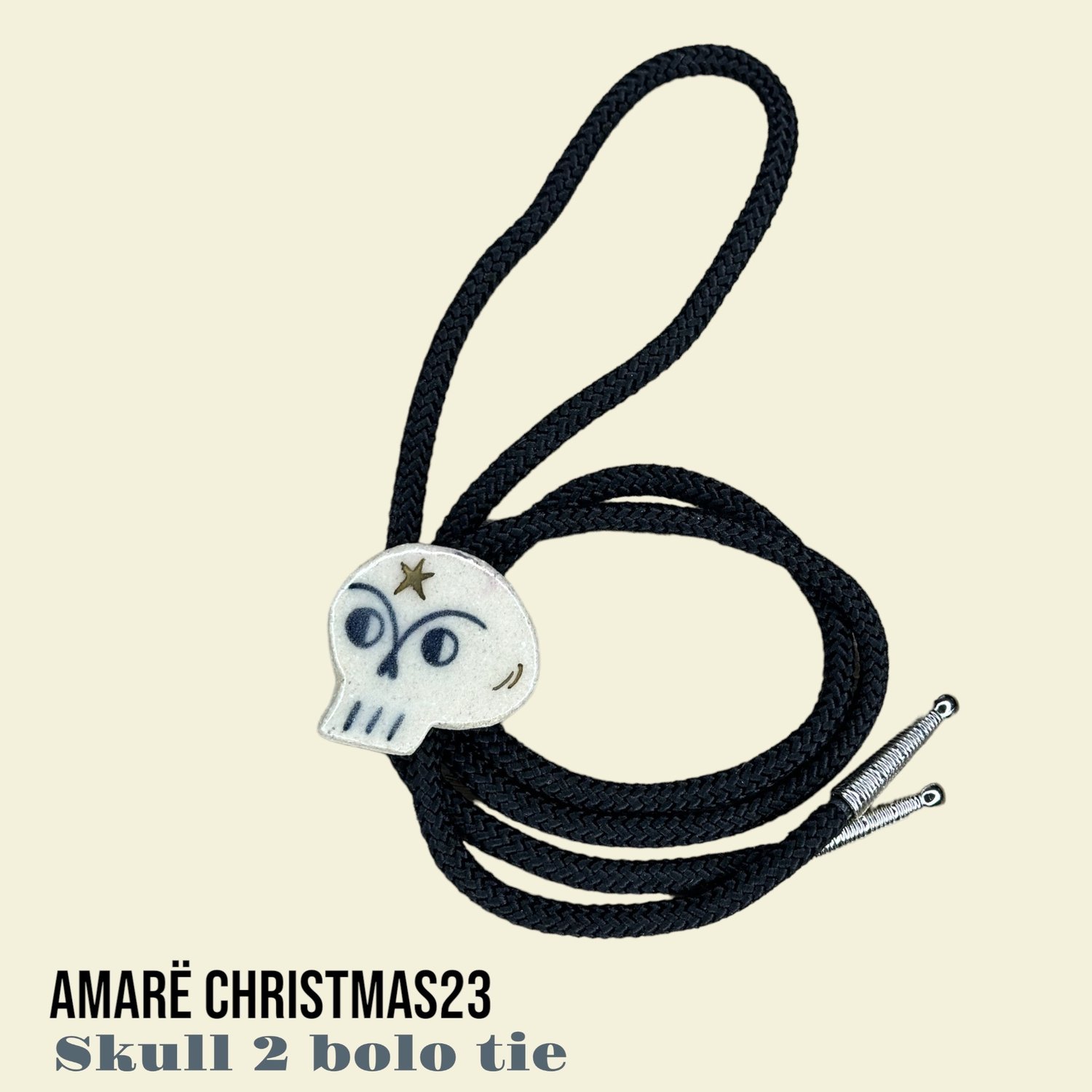 Image of Skull 2 Bolo Tie 