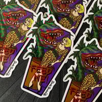 Feed Me!!- Laminated Sticker