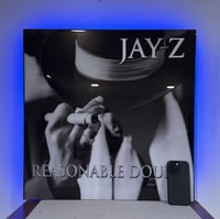 Image 1 of Jay-Z – “Reasonable Doubt” (3D Resin Album Art Panel, 24x24, Backlit)