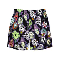 Image 2 of nightmare gang All-Over Print Recycled Swim Trunks