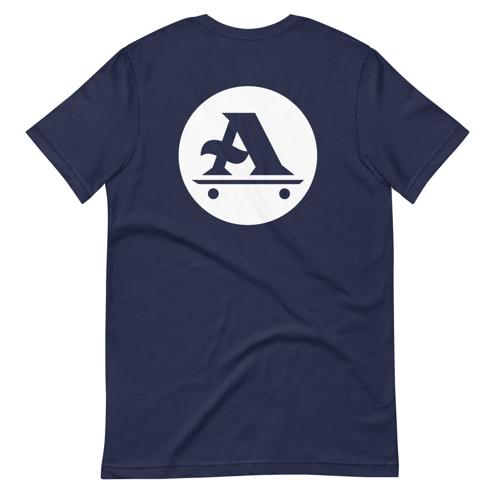 A-logo white Unisex t-shirt