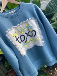 Image 3 of Suadoiro TOXO. Bordado a man. Gris verdoso. Varias tallas!