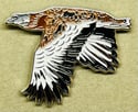 Great Bustard - November 2021 - UK Birding Pins - Enamel Pin Badge