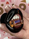 PHONE GRIP - Vampy Teeth With Black Lips And Candy