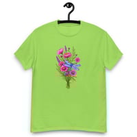 Image 7 of Unisex classic tee, Dragonfly Wildflower Bouquet Tee