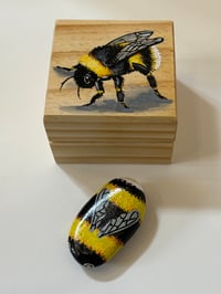 Image 12 of Hand Painted Wooden Box and ‘hug’ 