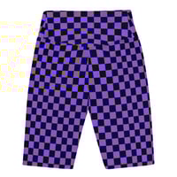 Image 2 of Purple Checker Bike Shorts