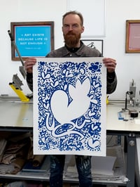 Image 2 of KOEUR CACHÉ - bleu Klein 