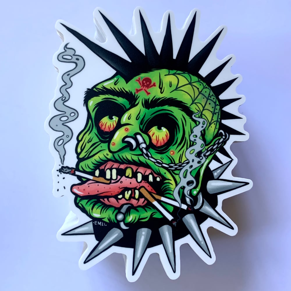 Emetic Art Toxic punk Sticker