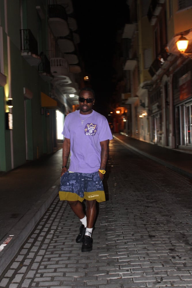 Image of PURPLE GIGPS “ROYAL CROWN” POCKET TEE 