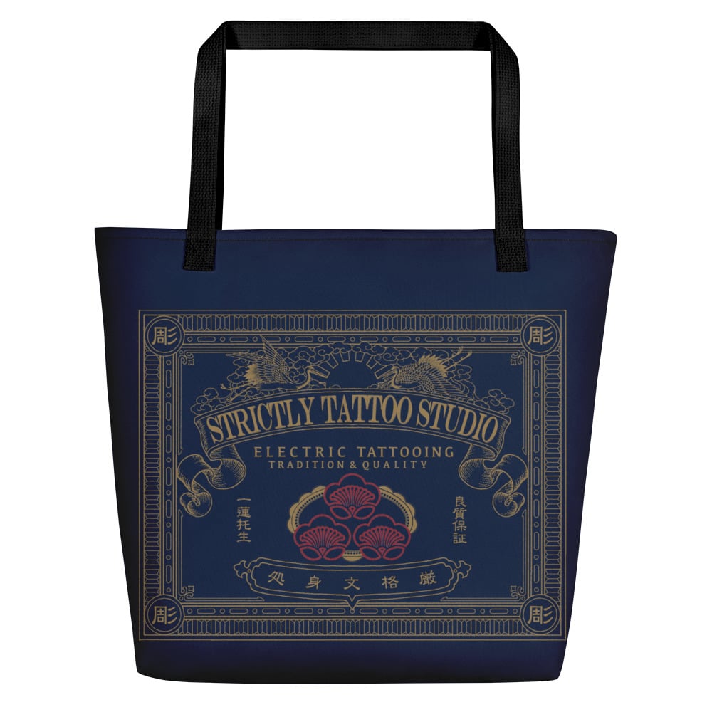 Strictly Tattoo Studio Tote Bag - Navy