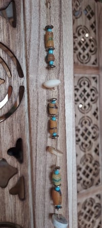 Image 4 of 13 inch Yellow Glass Bead Suncatcher