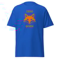 Image 1 of Unisex classic tee,  Zero Fox Given T-Shirt | Funny Fox Humor Graphic Tee