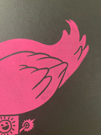 Image 3 of 'Percy Pekin' Blockprint - Pinky Edition