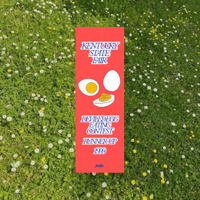 Image 1 of deviled egg tassled bookmark