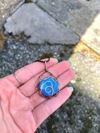 Image 1 of Flashy Blue Labradorite Pendant