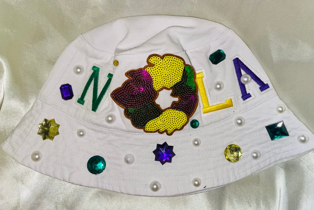Image of Mardi Gras Hoodie and hat