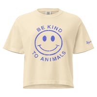 Image 2 of Be Kind To Animals crop top