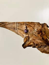Image 1 of Star Ruby Sterling silver necklace 