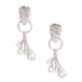 Image of Wildly Pearled Earrings Silver