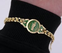 Image 3 of Copper plated 18k gold st judas braclet