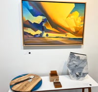 Image 4 of Northern Michigan Peninsula Lazy Susan Charcuterie Board- Mike Milarch