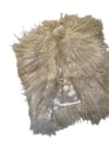 vintage Mongolian shag fur vest