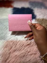 Image 1 of Ambragio Card Holder - Pink 