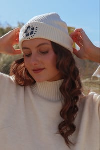 Image 2 of KNIT LOGO BEANIE