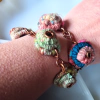 Image 1 of Handspun Coil Link Bracelet