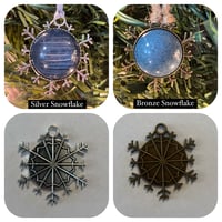 Snowflake Ash or Whisker Ornament *FREE US SHIPPING*