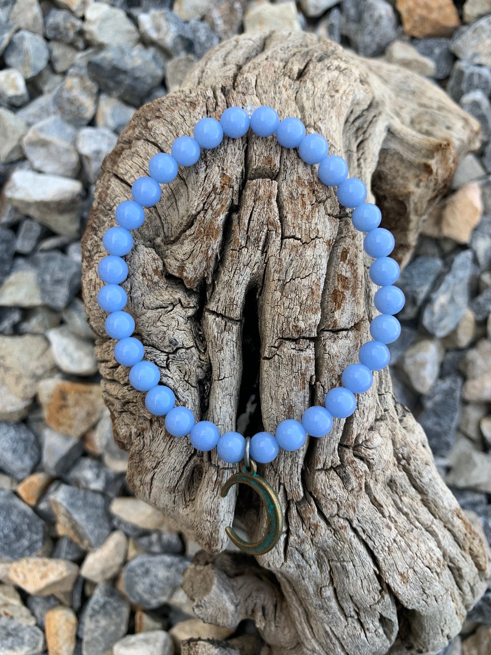 Image of Reiki Charged Blue Aragonite Bracelet