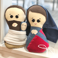 Image 1 of Saint Anne, Saint Joachim & Baby Mary Set