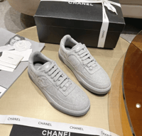 Image 3 of C Canvas Trainers - Grey 