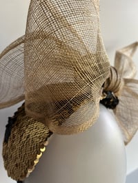 Image 2 of Black n gold sequin bandeau