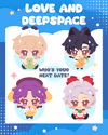 Love and Deepspace Acrylic Charms Gacha