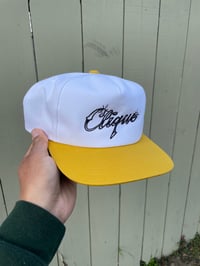 Image 3 of Script Snapback Cap